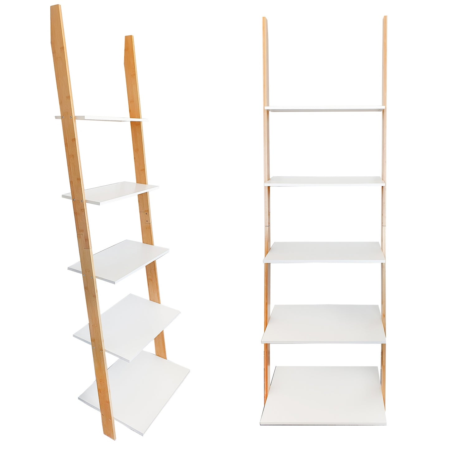 Bamboo ladder stand
