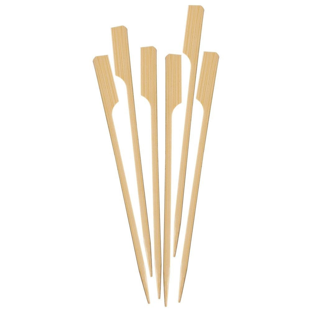 Bamboo sticks: Perfect for hamburgers, mini skewers and snacks