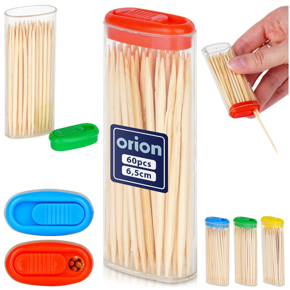 Bamboo toothpicks 6.5 cm 60 pcs.
