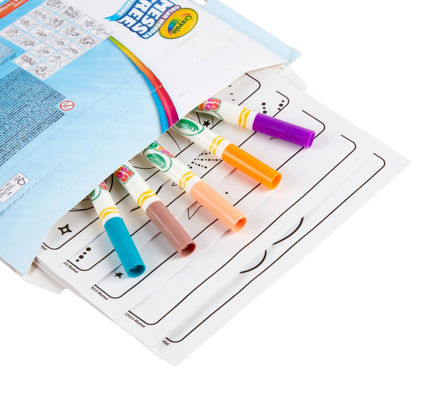 Barbie Color Wonder Markers with 18 Coloring Pages