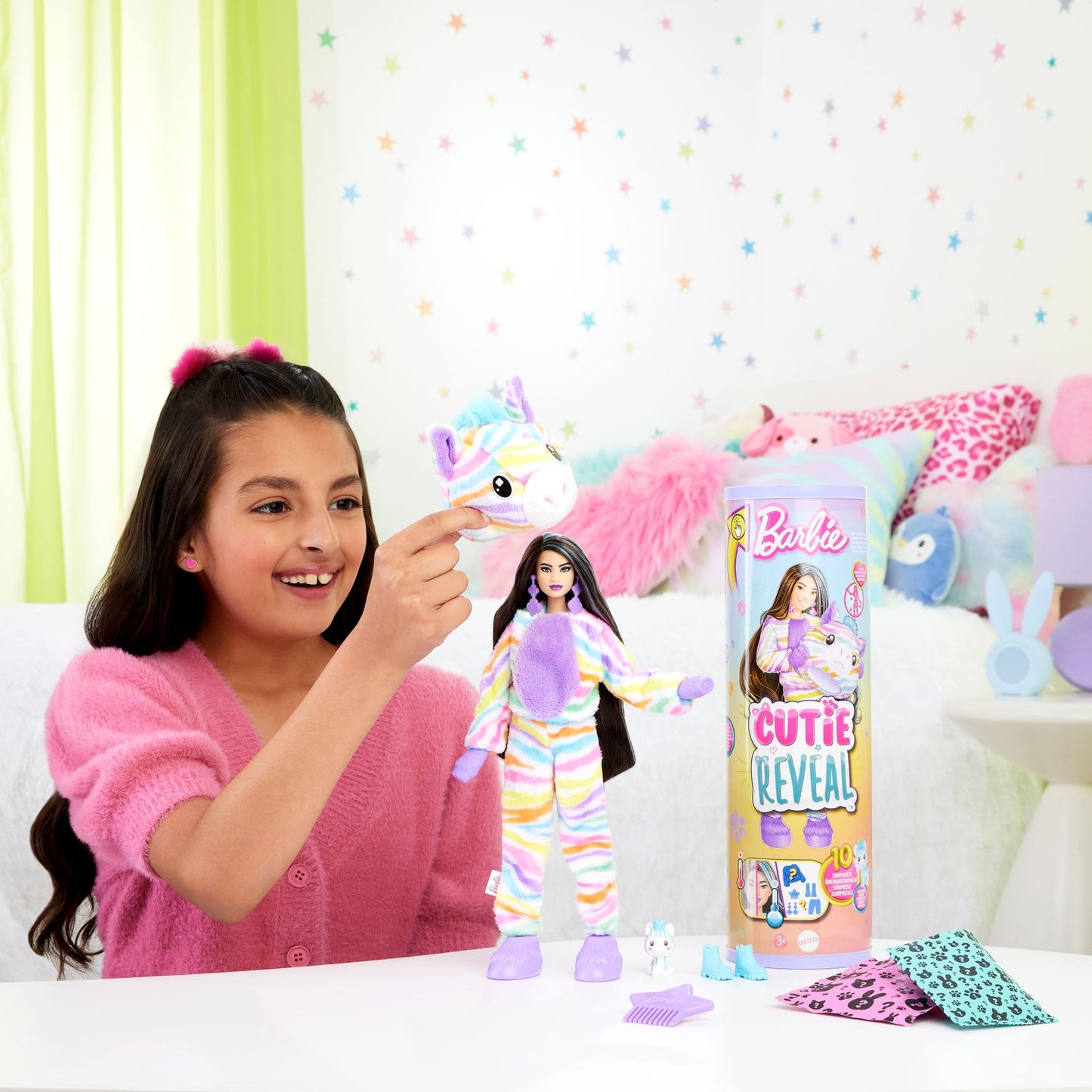 Barbie Cutie Reveal Color Dreams Zebra