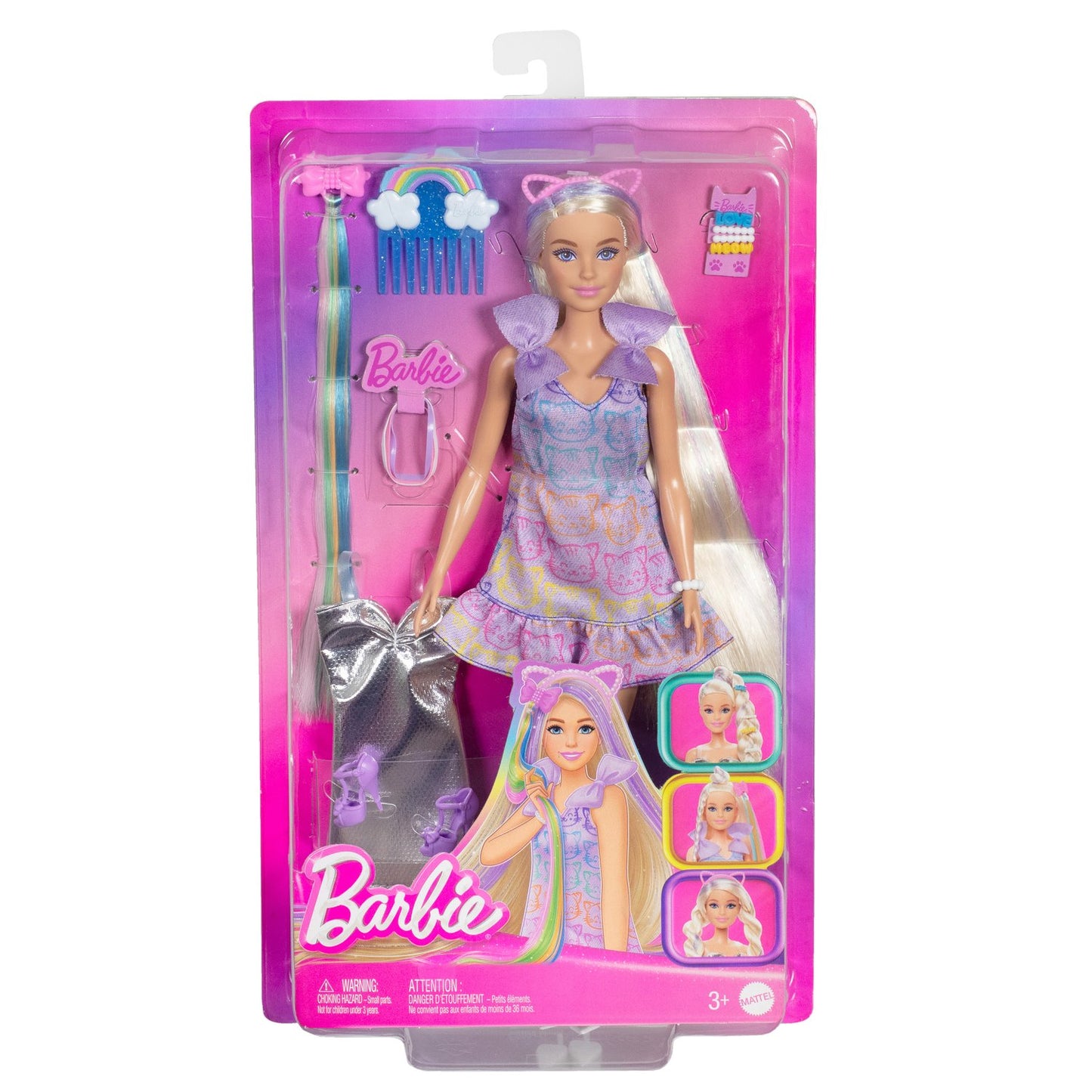 Barbie Hair Play Doll Blonde