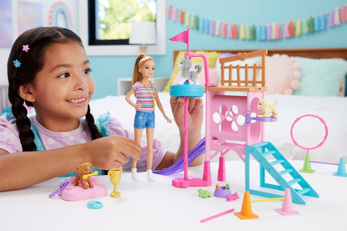 Barbie Stacie Puppy Playground Playset