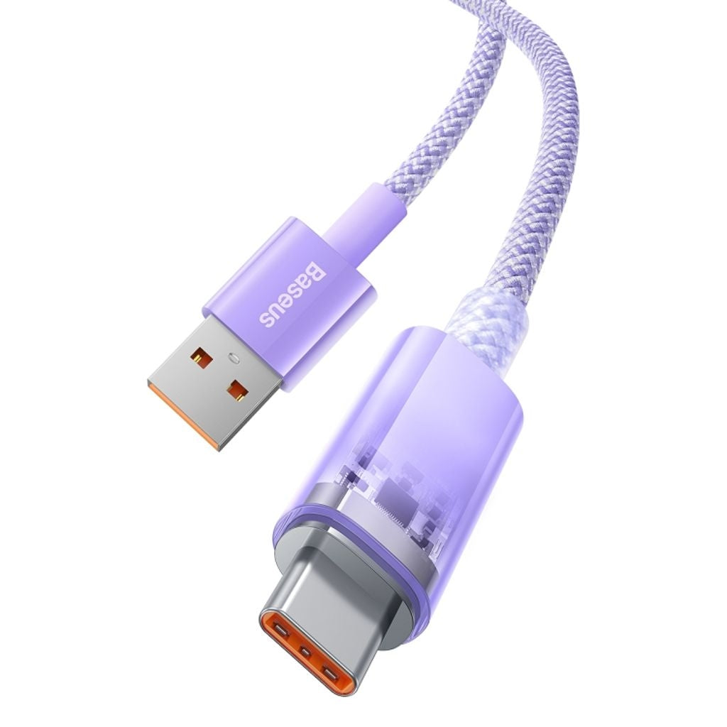 Baseus Explorer Series USB - USB-C Cable, 100W, 2m - Purple