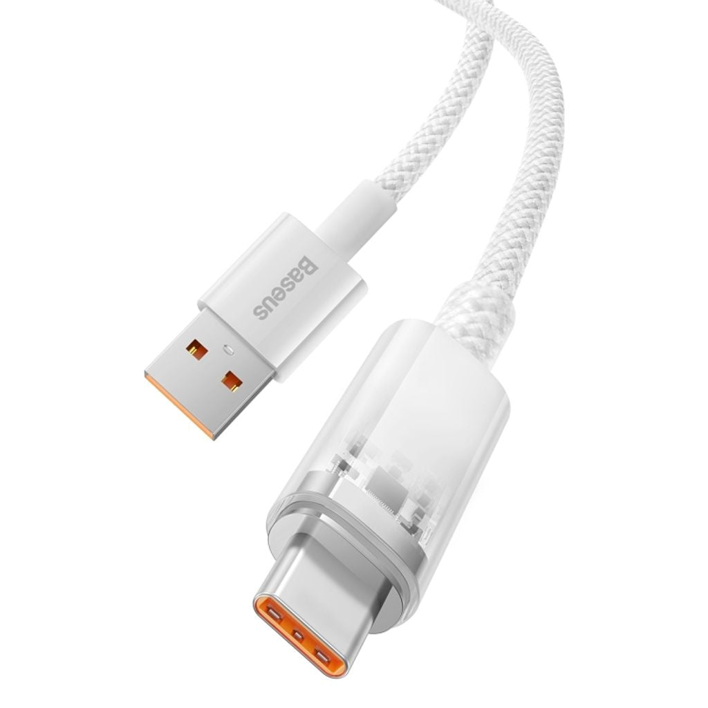 Baseus Explorer Series USB - USB-C Cable, 100W, 2m - White