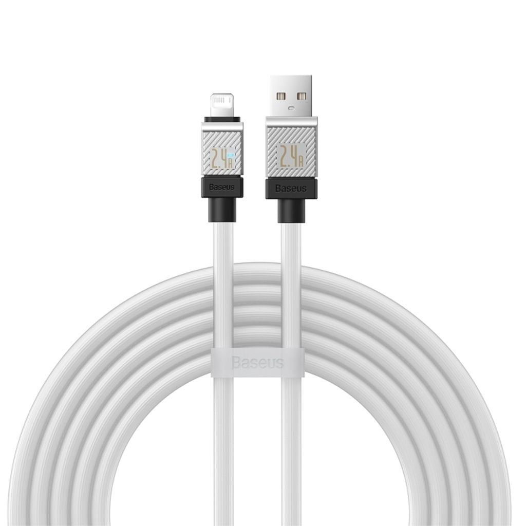Baseus Fast charging cable USB-A to Lightning, 2m - White