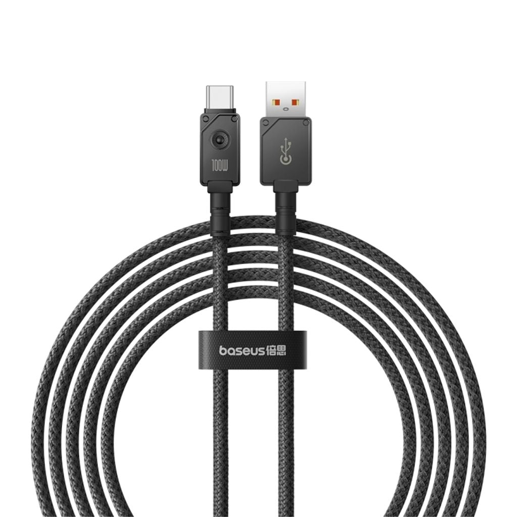 Baseus Fast charging cable USB-A to USB-C, 100W, 480mbps, 2m - Black