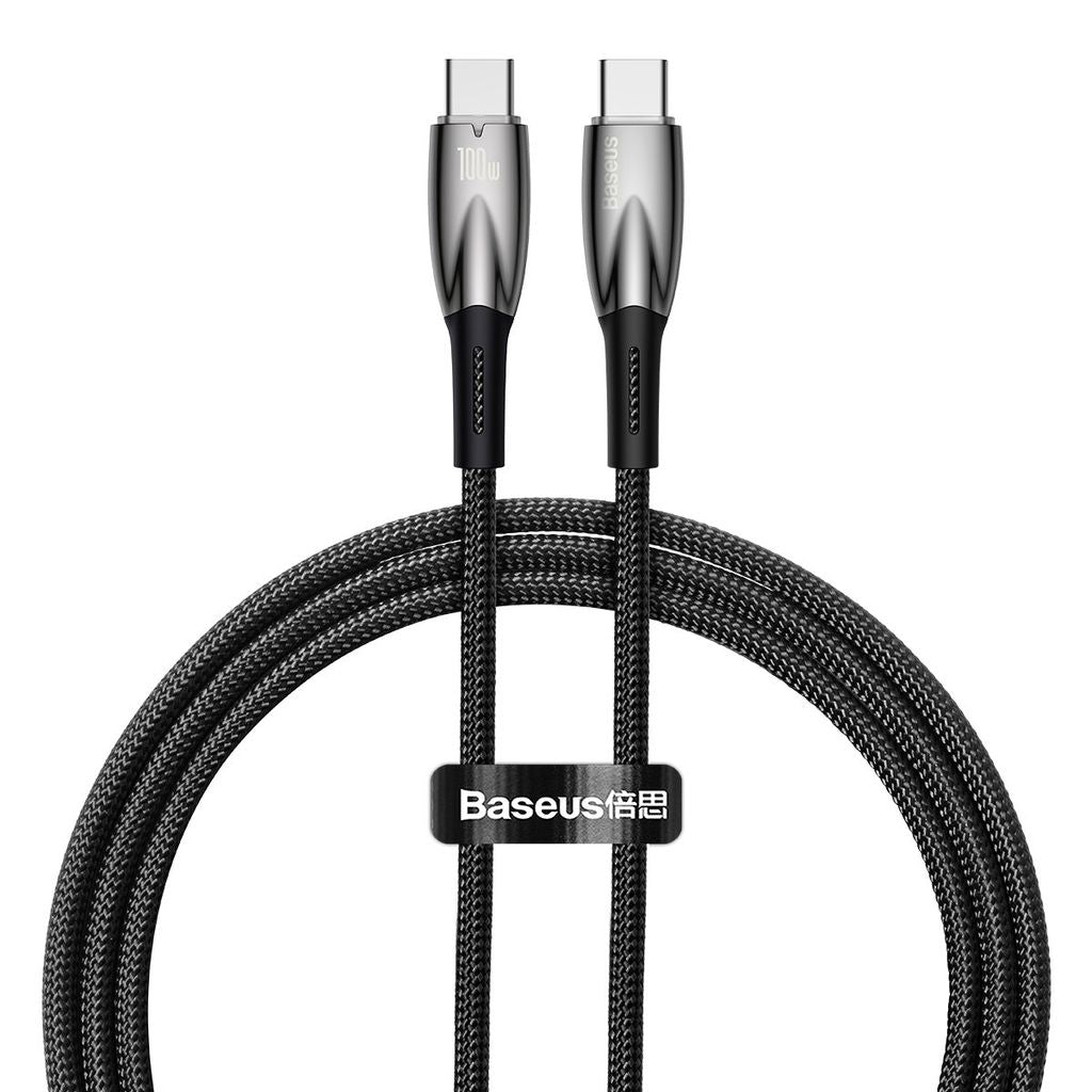 Baseus Fast charging cable USB-C to USB-C, 100W, 1m - Black