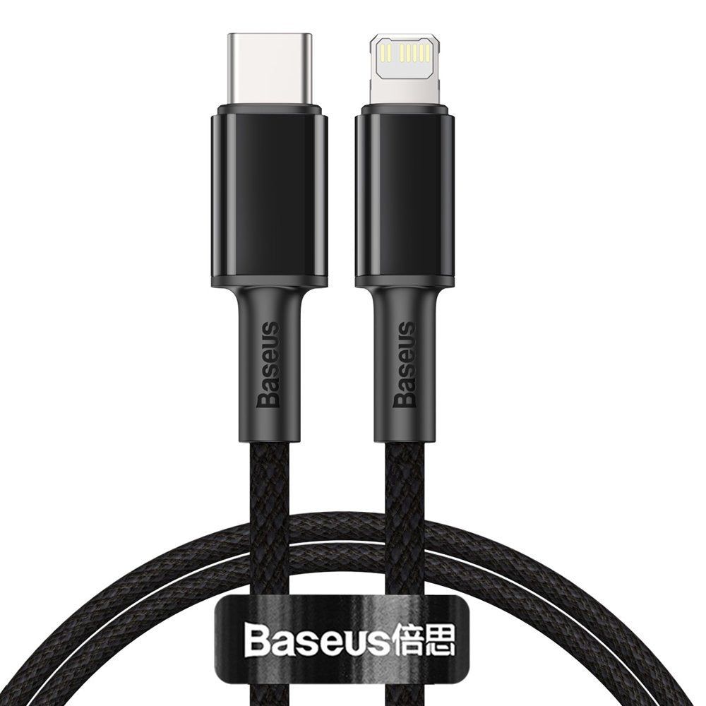 Baseus High Density USB-C to Lightning 20W PD 1 m - Black