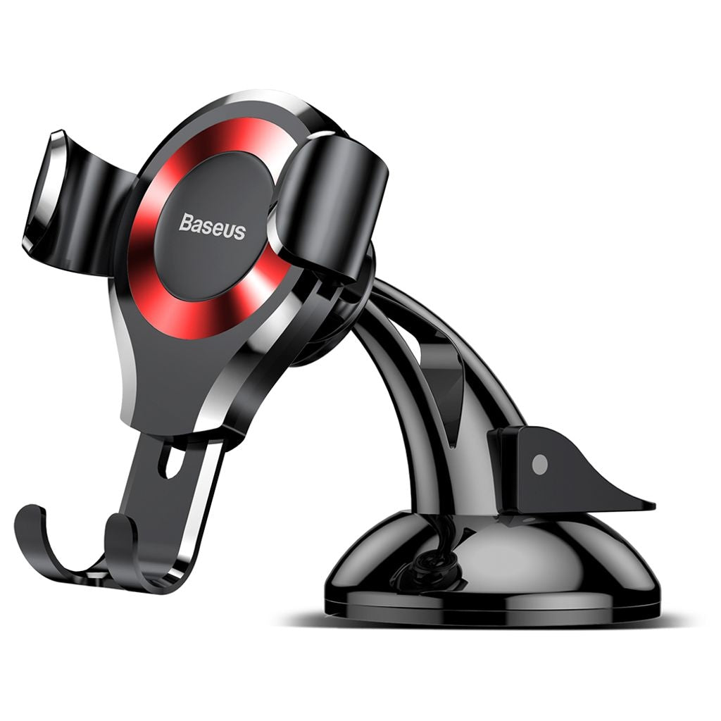 Baseus Osculum Type Gravity Car Mount - Black/Red