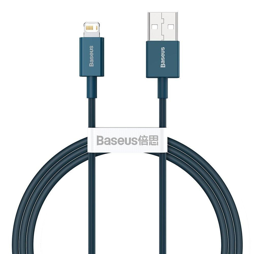 Baseus Superior Fast Charge USB-A to Lightning Cable, 2.4A, 1m - Blue