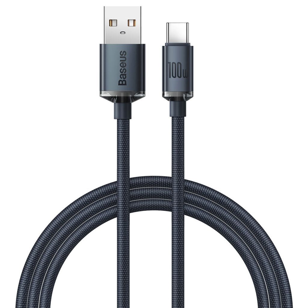 Baseus USB-A - USB-C Cable, 100W, 1.2m - Black