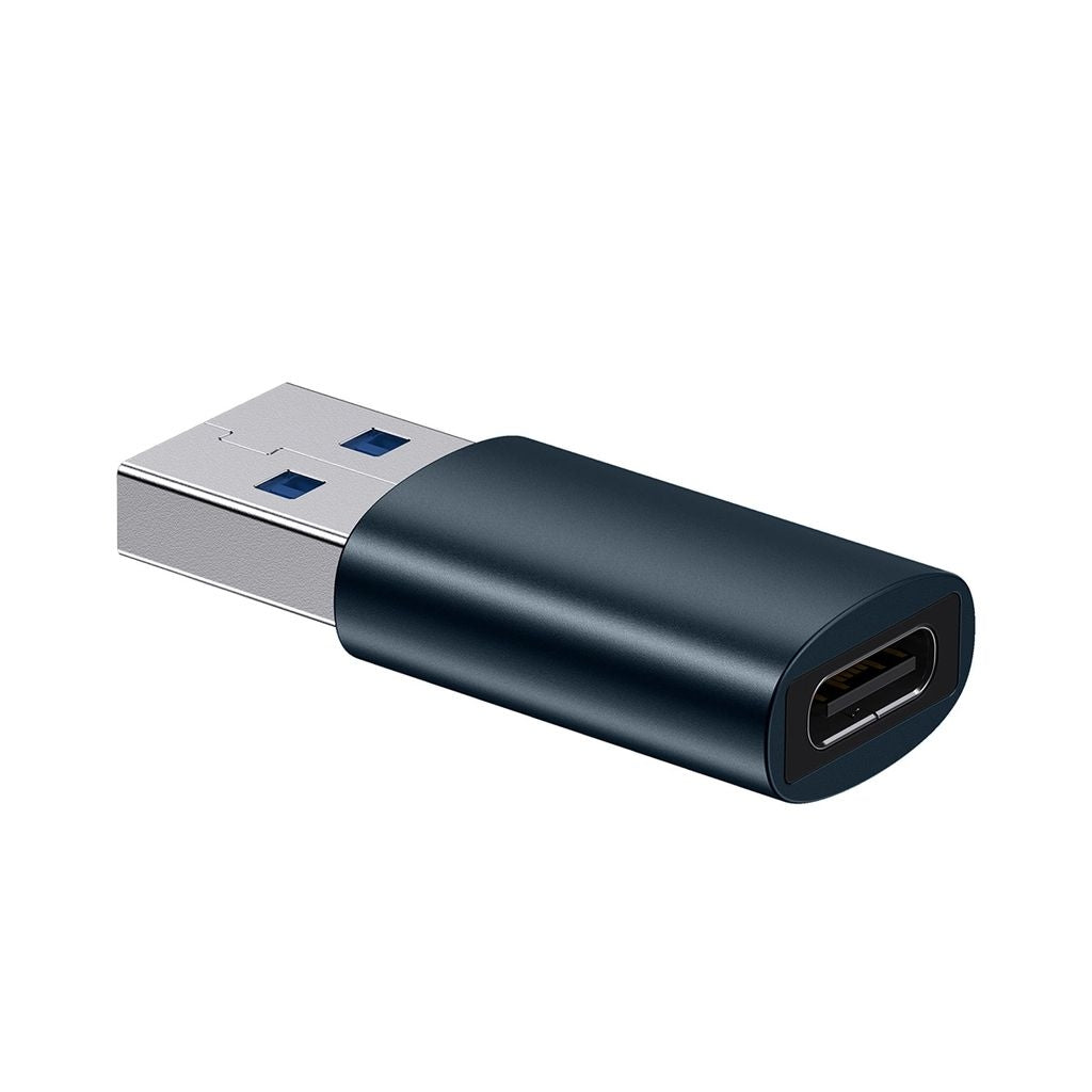 Baseus USB-A to USB-C Mini Adapter OTG - Blue