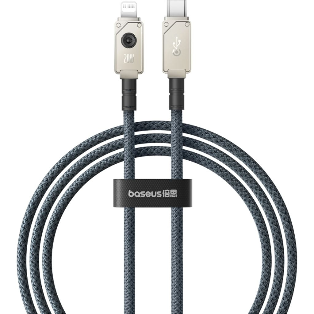 Baseus fast charging data cable USB-C - Lightning, 1m - White