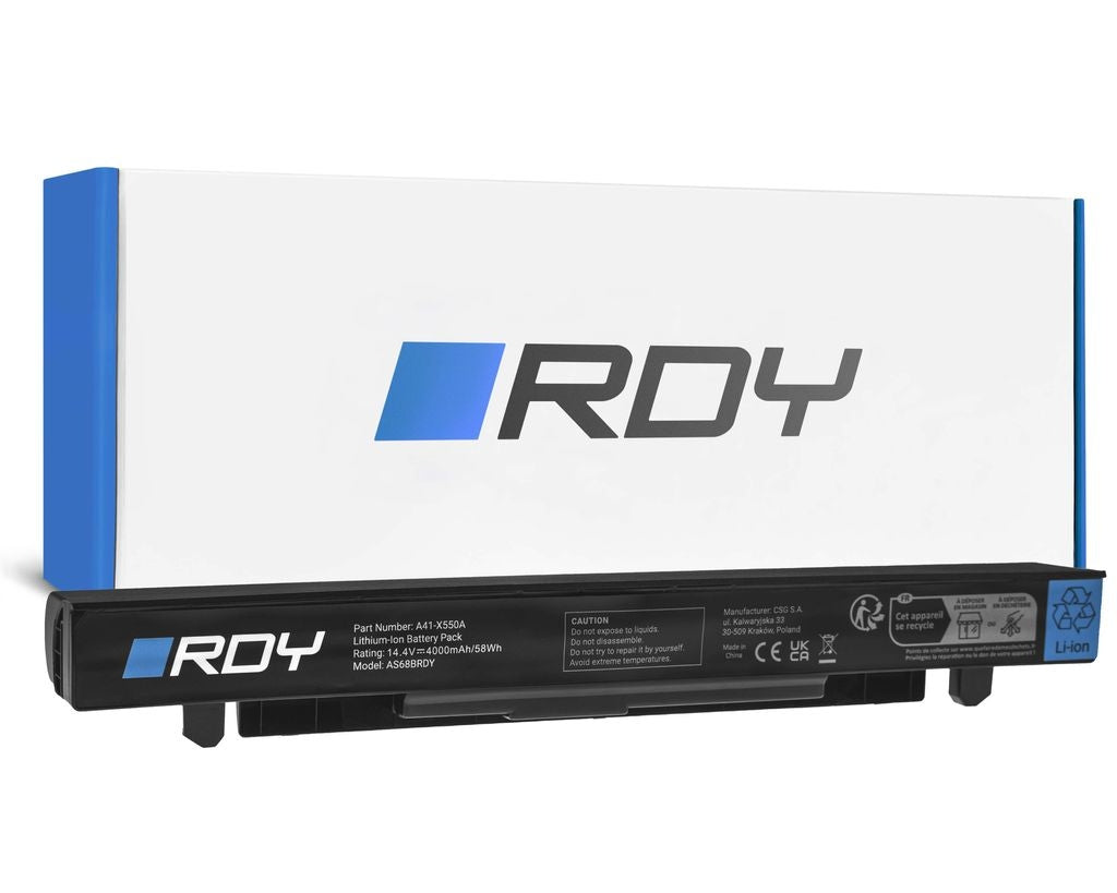 Batteri A41-X550A för Asus A550 F550J F550L R510 R510C R510J R510JK R510L