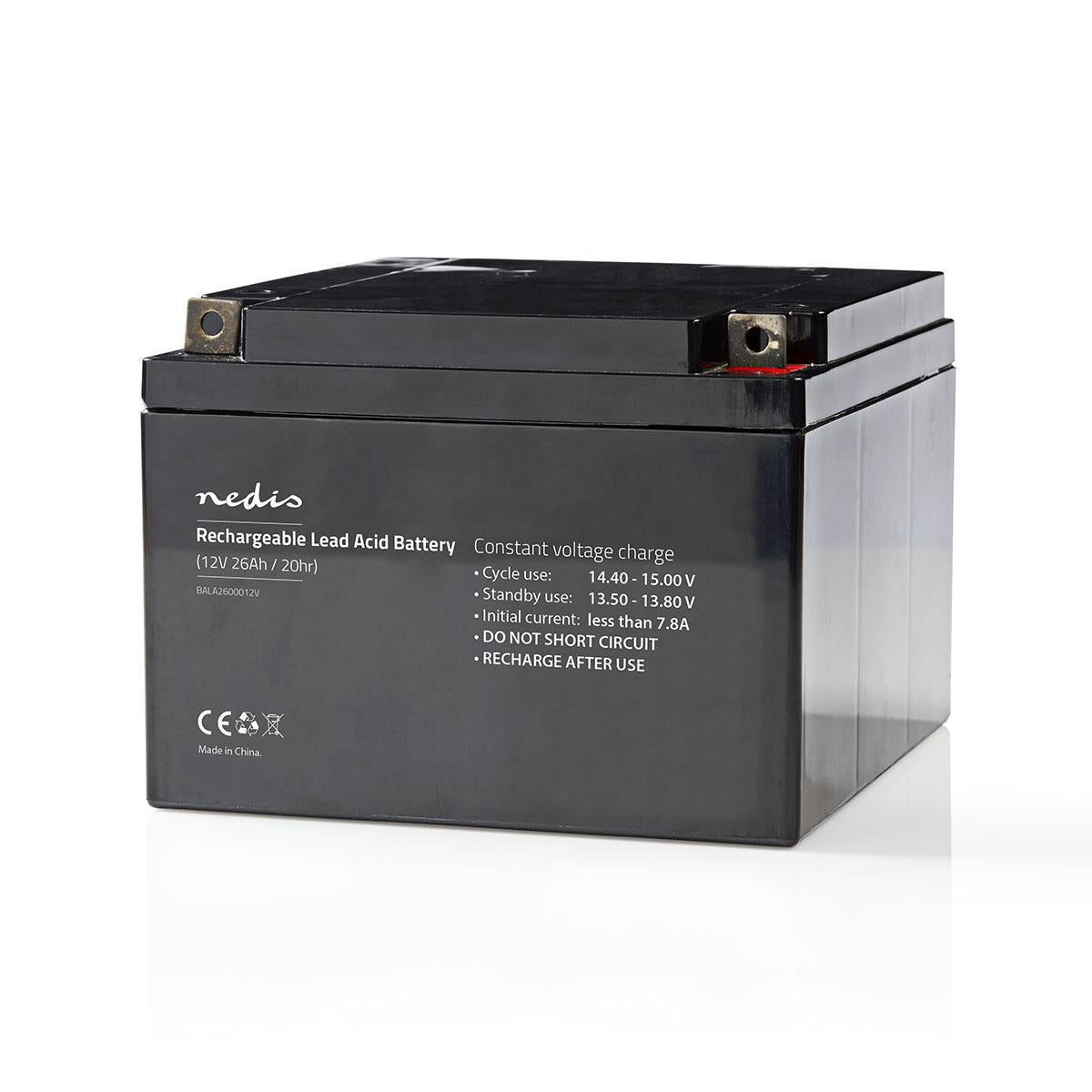 Battery | Lead-Acid | Rechargeable | 12 V | 26000 mAh
