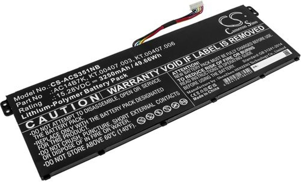 Battery for Acer Spin 5 SP515-51GN-84KQ etc