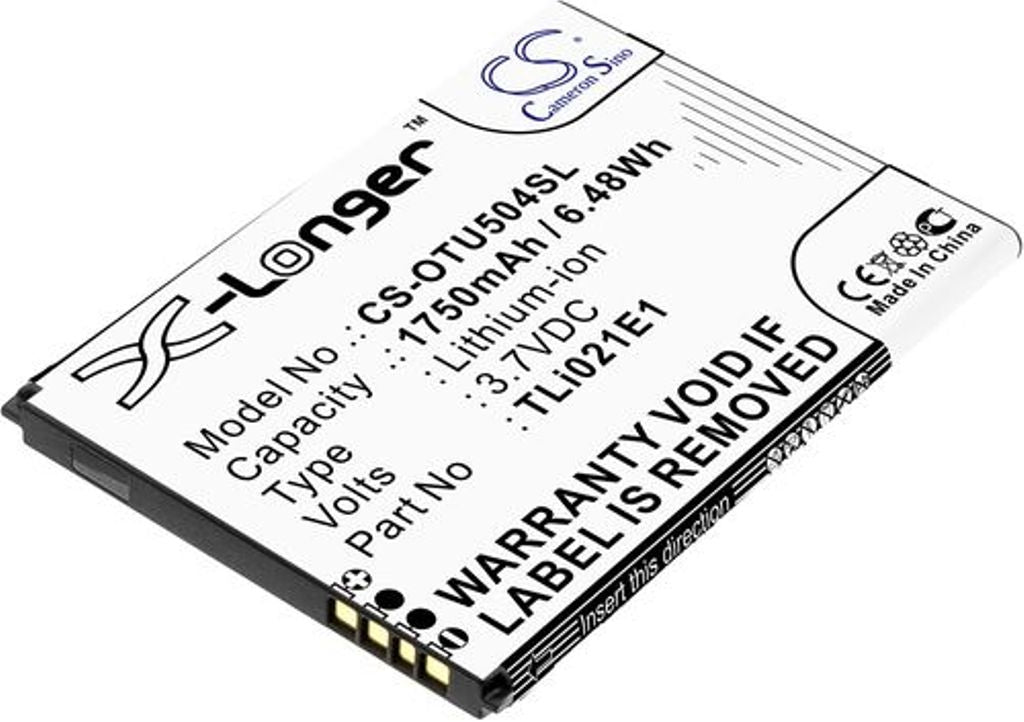 Battery for Alcatel OT-5047U etc