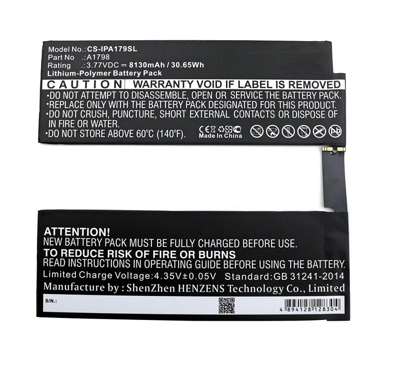 Battery for Apple iPad Pro 10.5 2017 etc
