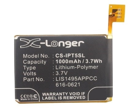 Battery for Apple iPod Touch 5 etc