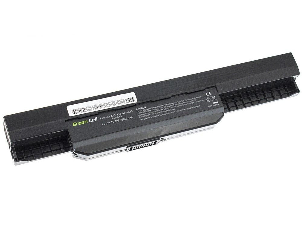 Battery for Asus A31-K53 X53S X53T K53E etc., 10.8V 6600mAh