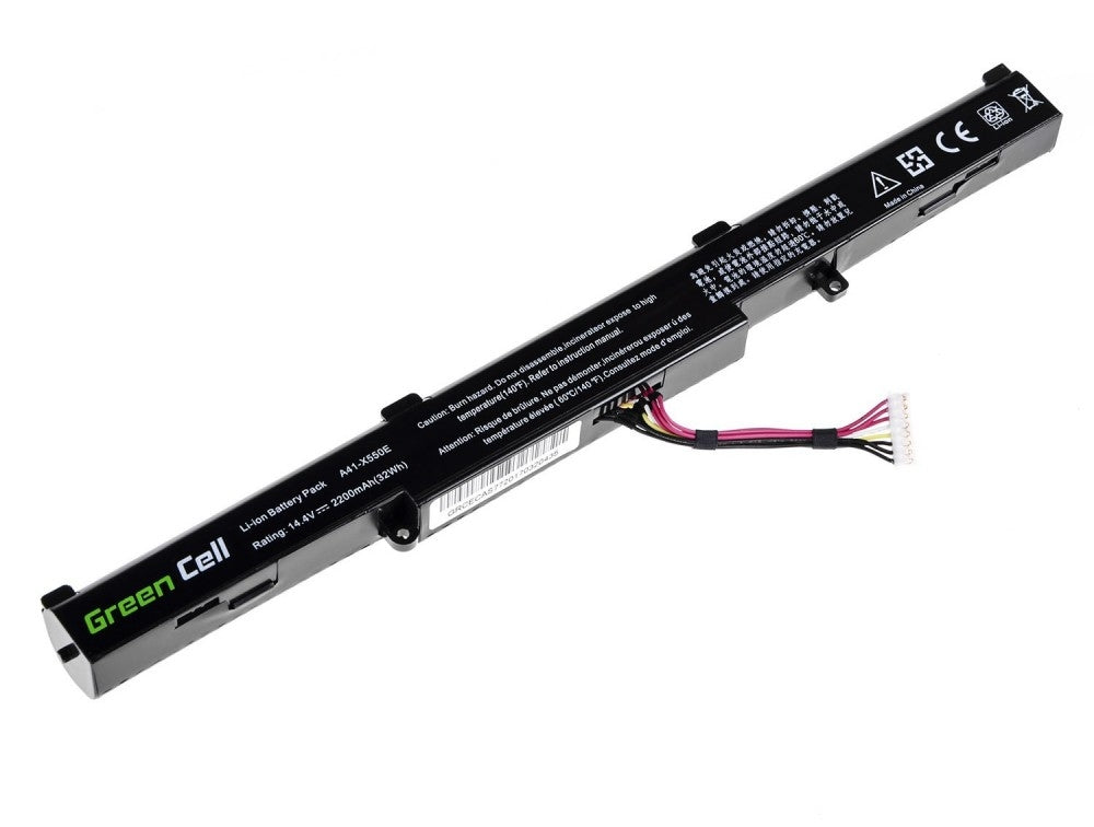 Battery for Asus A41-X550E etc., 14.4V 2200mAh