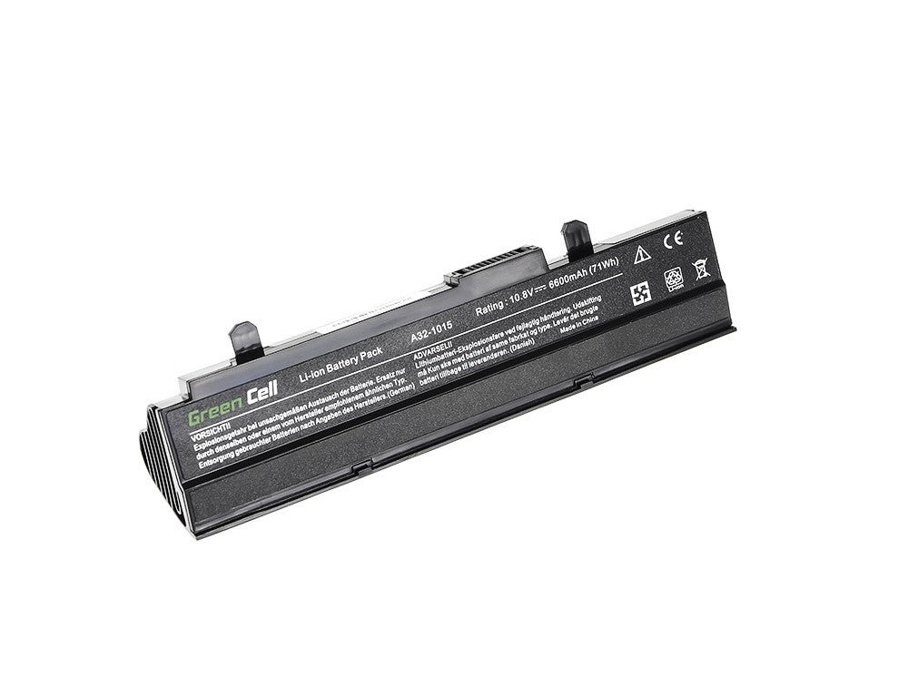 Battery for Asus Eee-PC 1015 1215 1215N 1215B etc., 10.8V 6600mAh