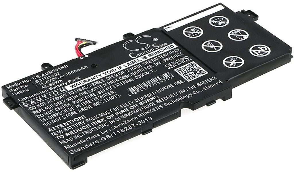Battery for Asus N591LB etc