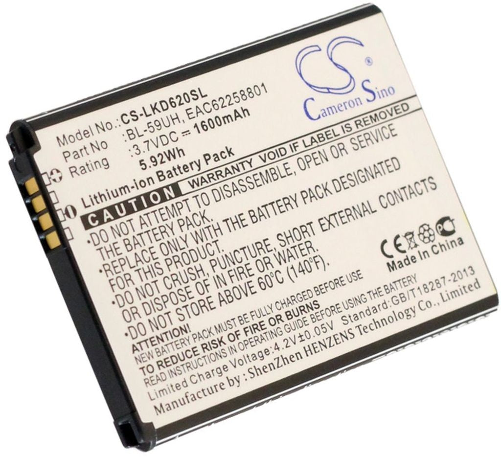 Battery for BL-59UH replacement battery