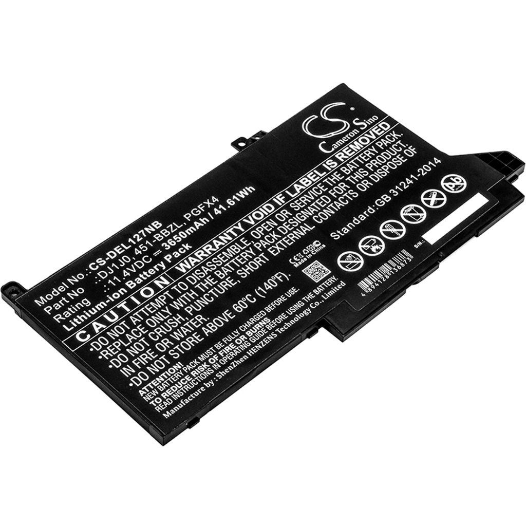 Battery for Battery 451-BBZL etc. for DELL, 11.4V, 3650mAh