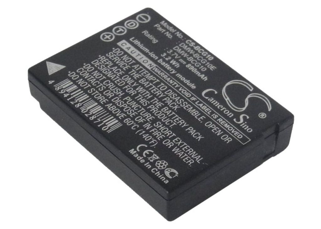 Battery for DMW-BCG10(E) replacement battery