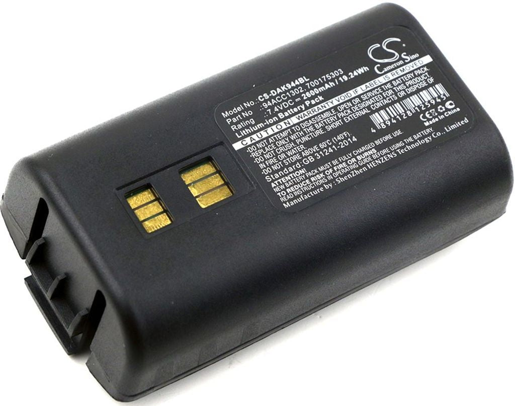 Battery for Datalogic 944501055 etc