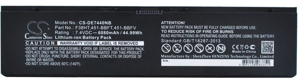 Battery for Dell Latitude 14 7000 mfl