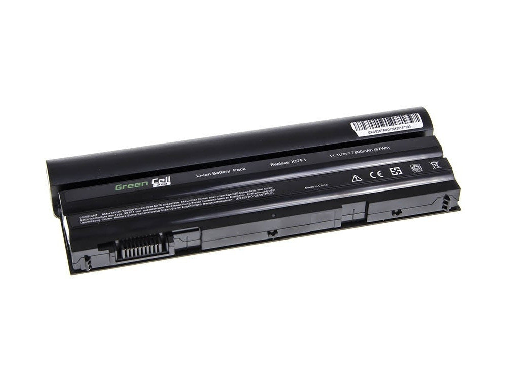 Battery for Dell Latitude E5520 E6420 E6520 etc., 11.1V 7800mAh