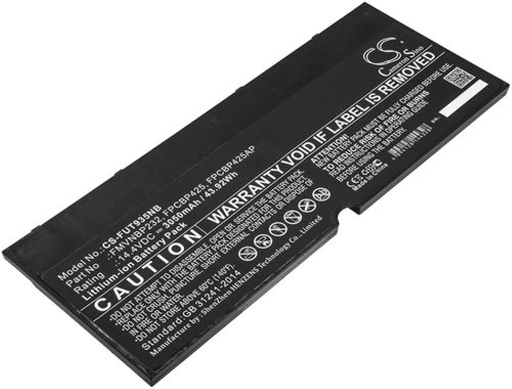 Battery for Fujitsu LifeBook T935 etc