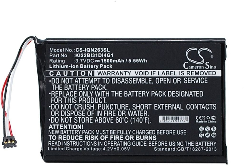 Battery for Garmin 010-01188-02 etc
