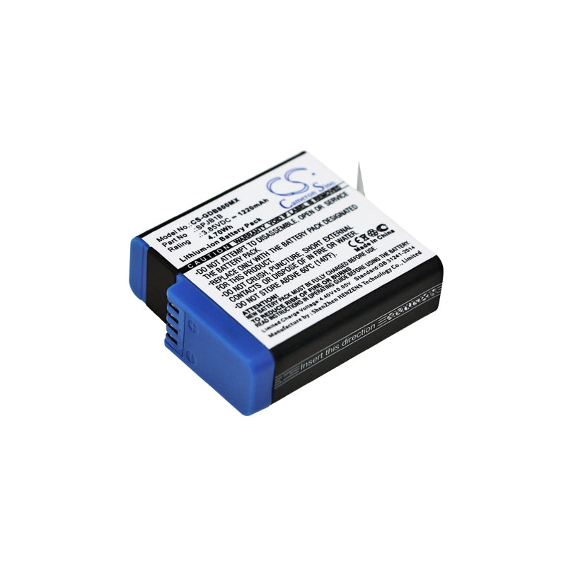 Battery for GoPro Hero 5, 6, 7, 8