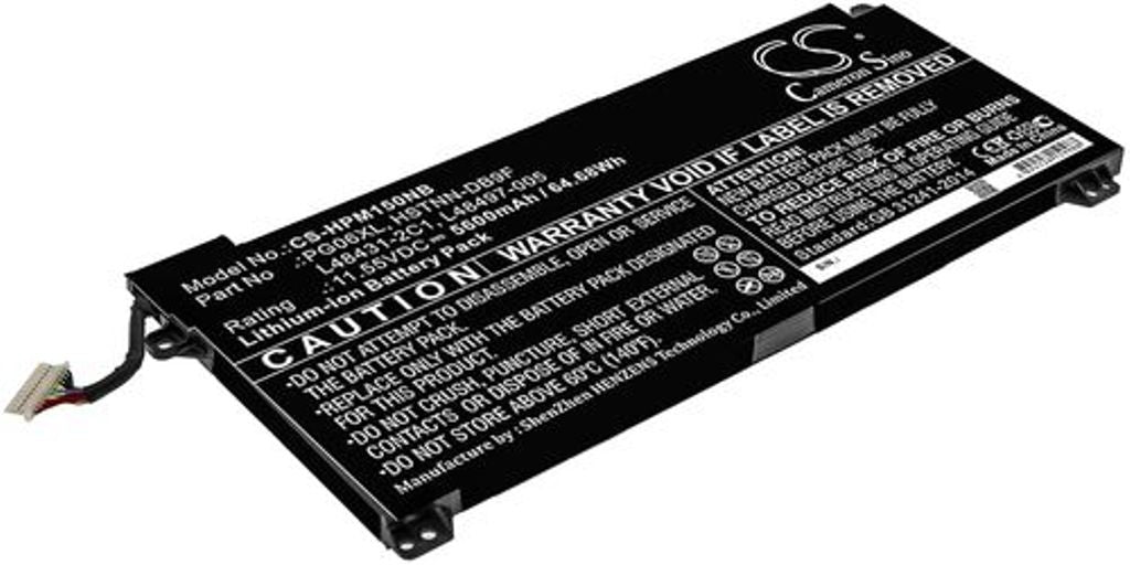 Battery for HP Omen 15-DH0138TX etc