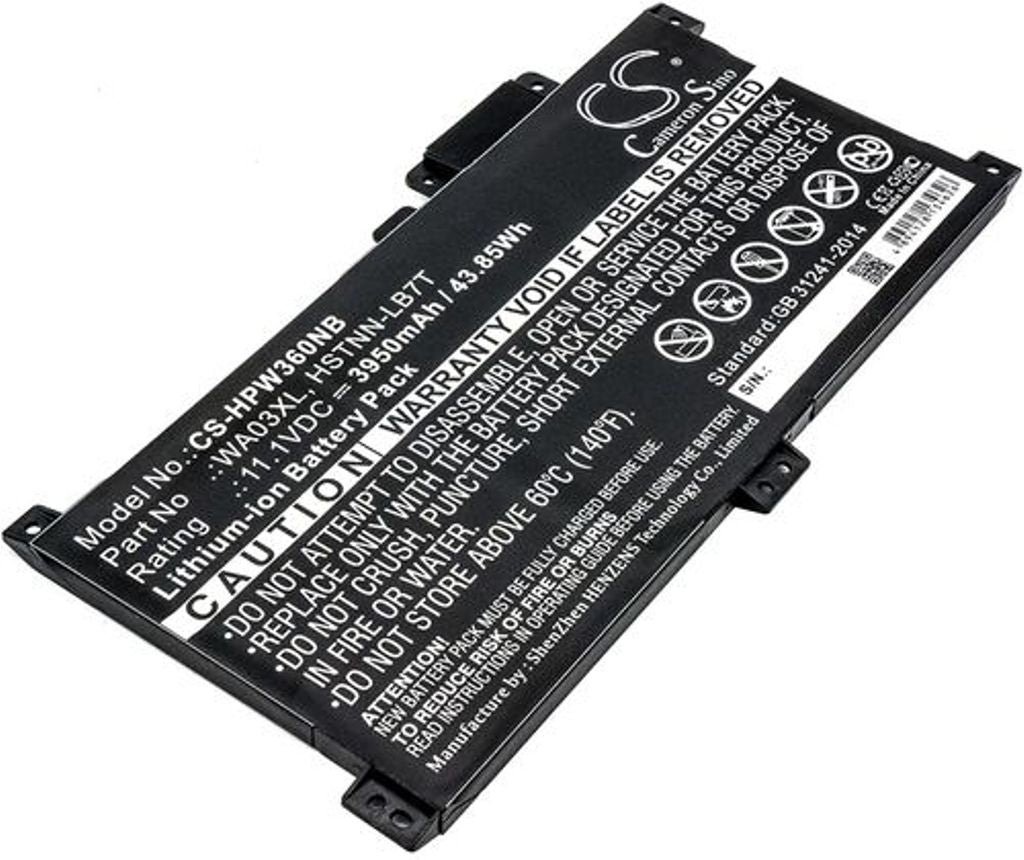 Battery for HP Pavilion X360 15-BK150SA etc