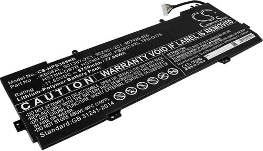 Battery for HP Specter X360 15-BL001NV etc