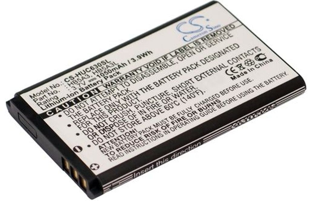 Battery for Huawei C6300 etc