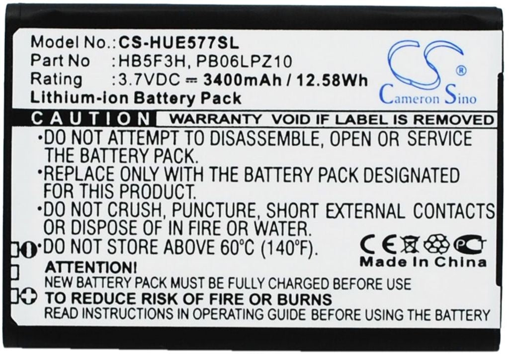 Battery for Huawei E5372T etc