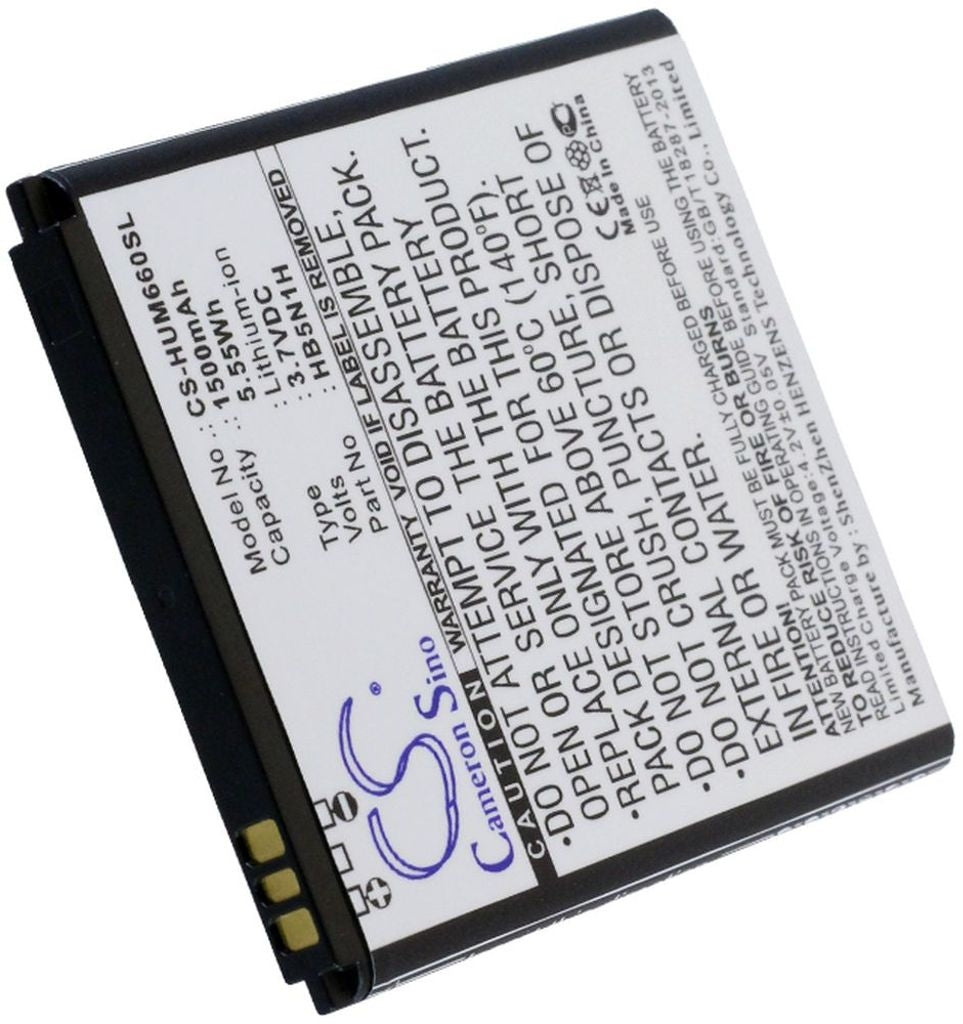 Battery for Huawei HB5N1 mfl replacement battery