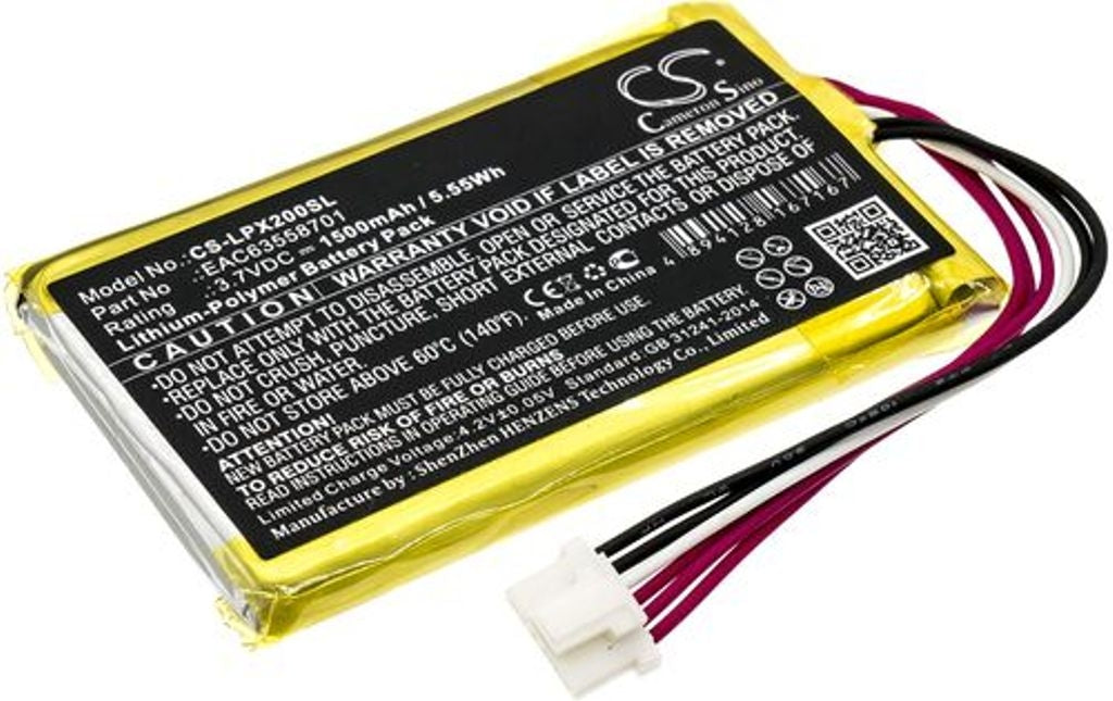 Battery for LG XBOOM Go PL2 etc