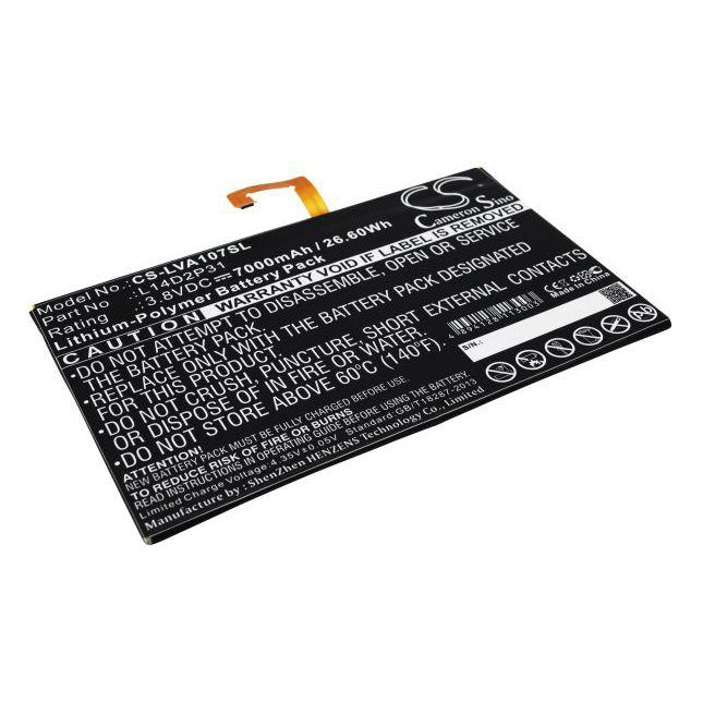 Battery for Lenovo A10-70, L14D2P31 and others.