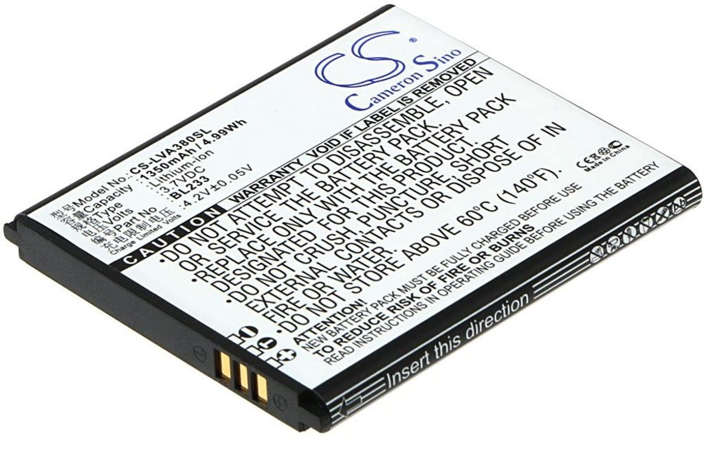 Battery for Lenovo A2800-D etc
