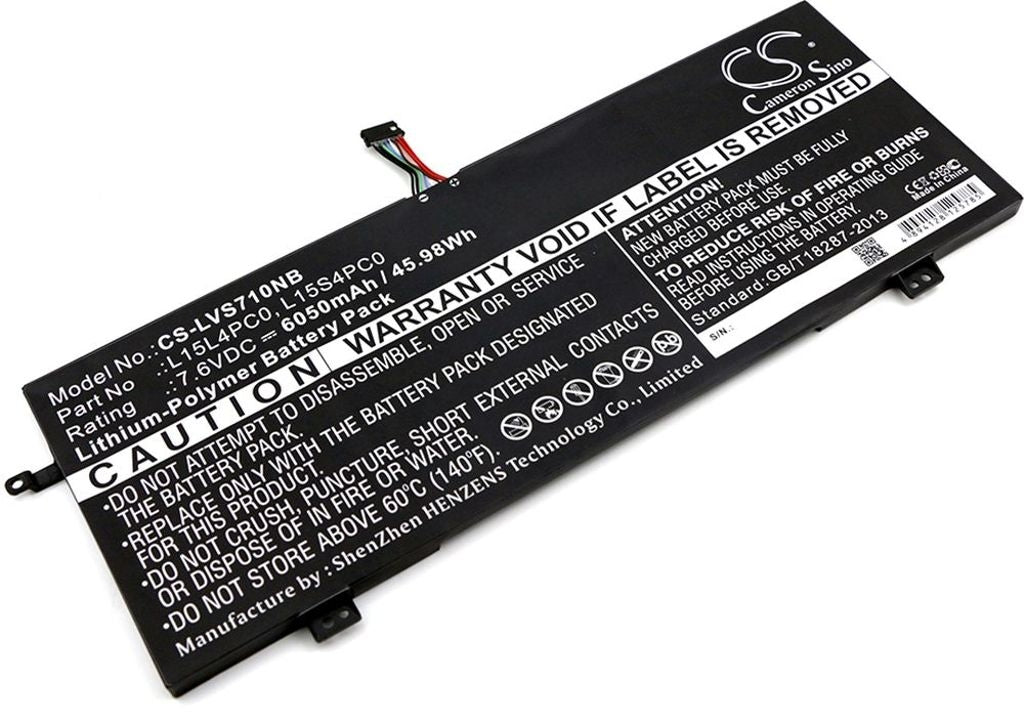 Battery for Lenovo IdeaPad 710S etc