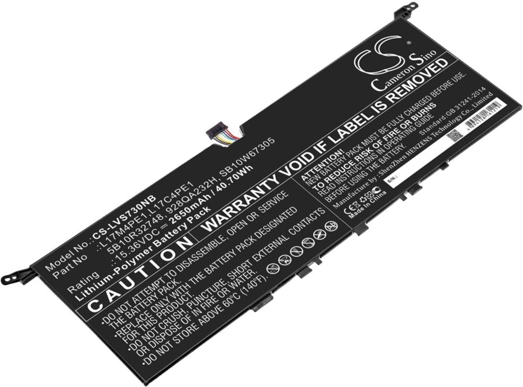 Battery for Lenovo IdeaPad 730S 13 mfl