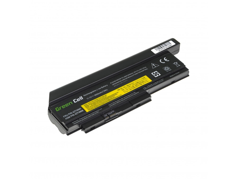 Battery for Lenovo ThinkPad X220 X230 etc., 11.1V 6600mAh