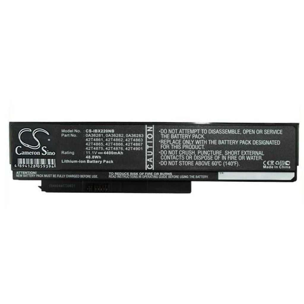 Battery for Lenovo ThinkPad X220, X230 etc. 4400mAh, 11.1V
